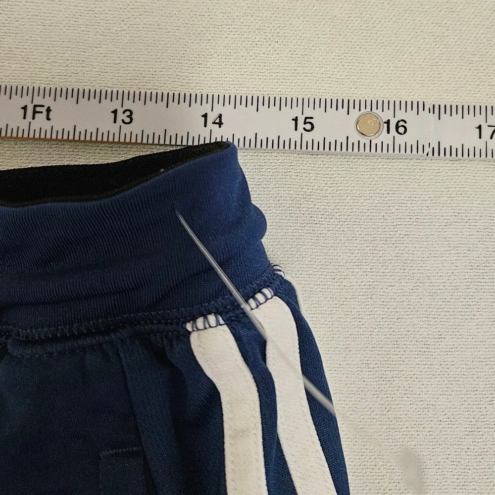 Adidas Shorts Mens L Blue NHL Columbus Blue Jackets Climalite Athletic Striped